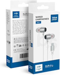 Blue Star M09c In-ear Handsfree Ακουστικά με Βύσμα USB-C Λευκό Blue Star M09c In-ear Handsfree Ακουστικά με Βύσμα USB-C Λευκό