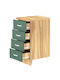Kitchen Floor Drawer Unit Green 40x50x85pcs