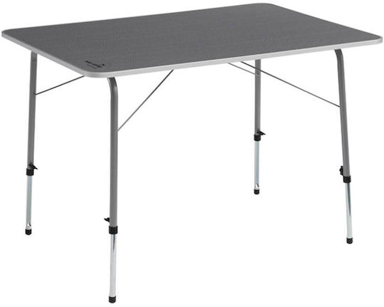 Easy Camp Table for Camping Foldable 80x60x50cm Brown