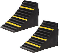 Bakaji Set aus 2 Radkeilen aus Hartgummi Radreflektoren 02837182
