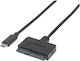 Manhattan Iusb31c-sata22mh Superspeed Adapter + Usb-c 3.1 Sata