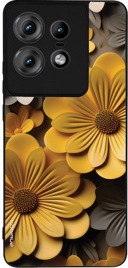 Калъф Sonique 3D Flower Series за Motorola Edge 50 Pro 5G Жълт