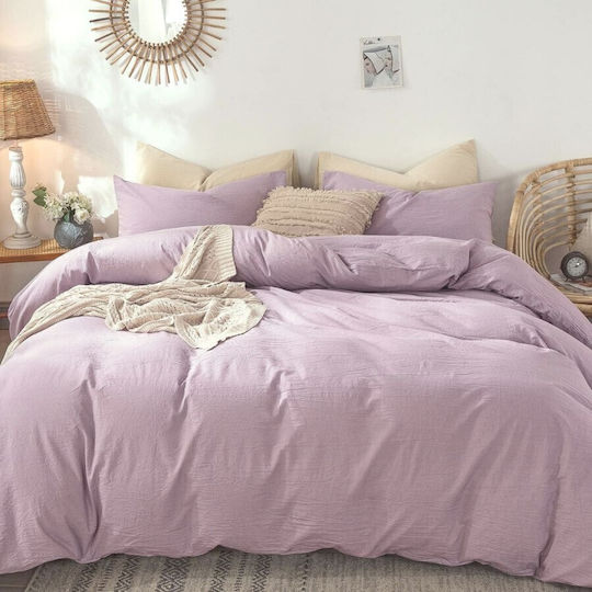 Pucioasa Σετ Διπλή 200x230cm Pink