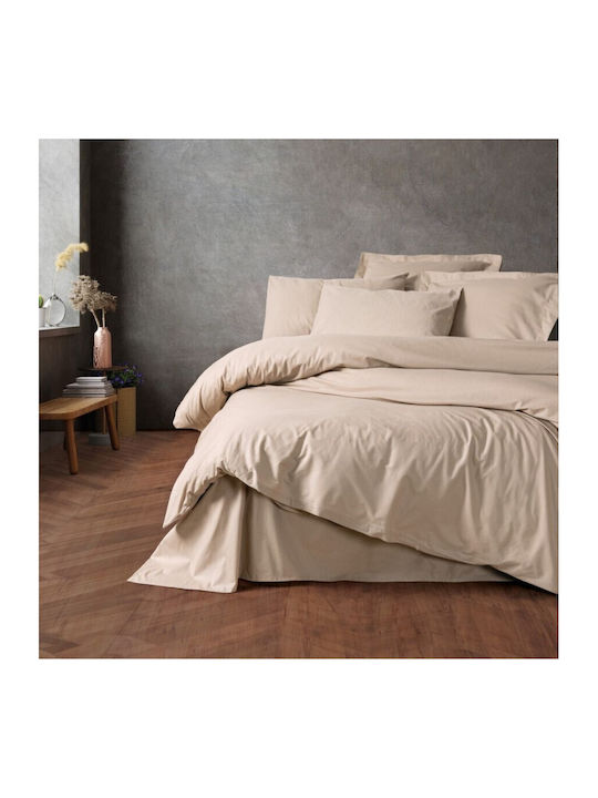 Cottonbox Σετ Παπλωματοθήκη Βαμβακερή 160x220cm...
