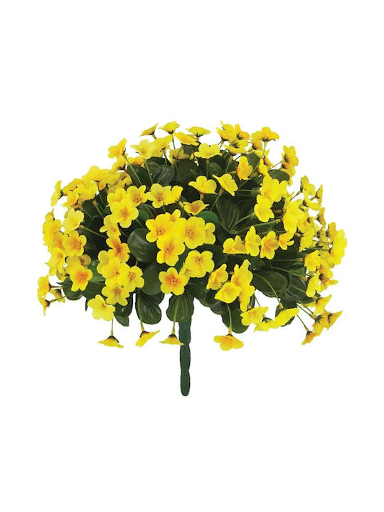 Bouquet of Artificial Flowers Yellow 38cm Marhome