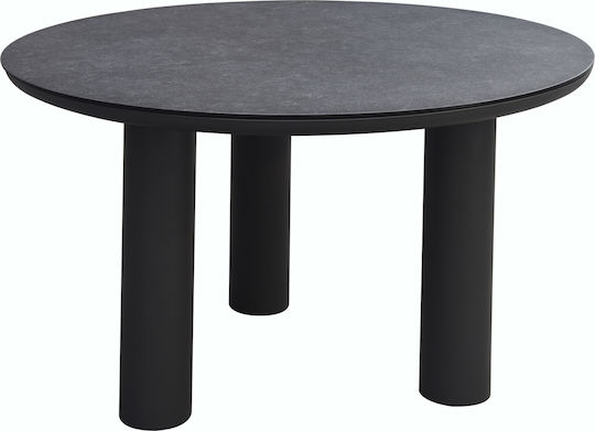Маса Алуминиево Стабилна Сив 120x120бр