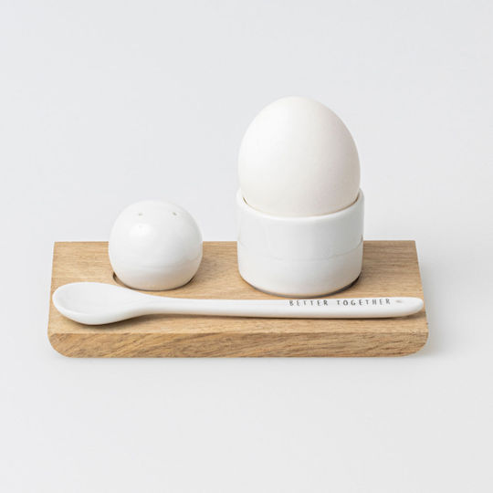 Raeder Egg Cup made of Porcelain White