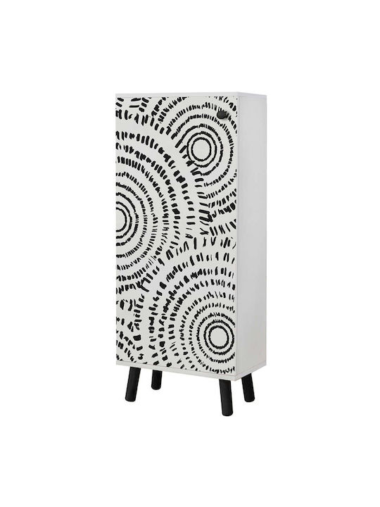 Vegas Wooden Shoe Organizer White 50x38x135cm