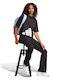 Essentials Big Logo Boyfriend Γυναικείο Αθλητικό Oversized T-shirt Μαύρο