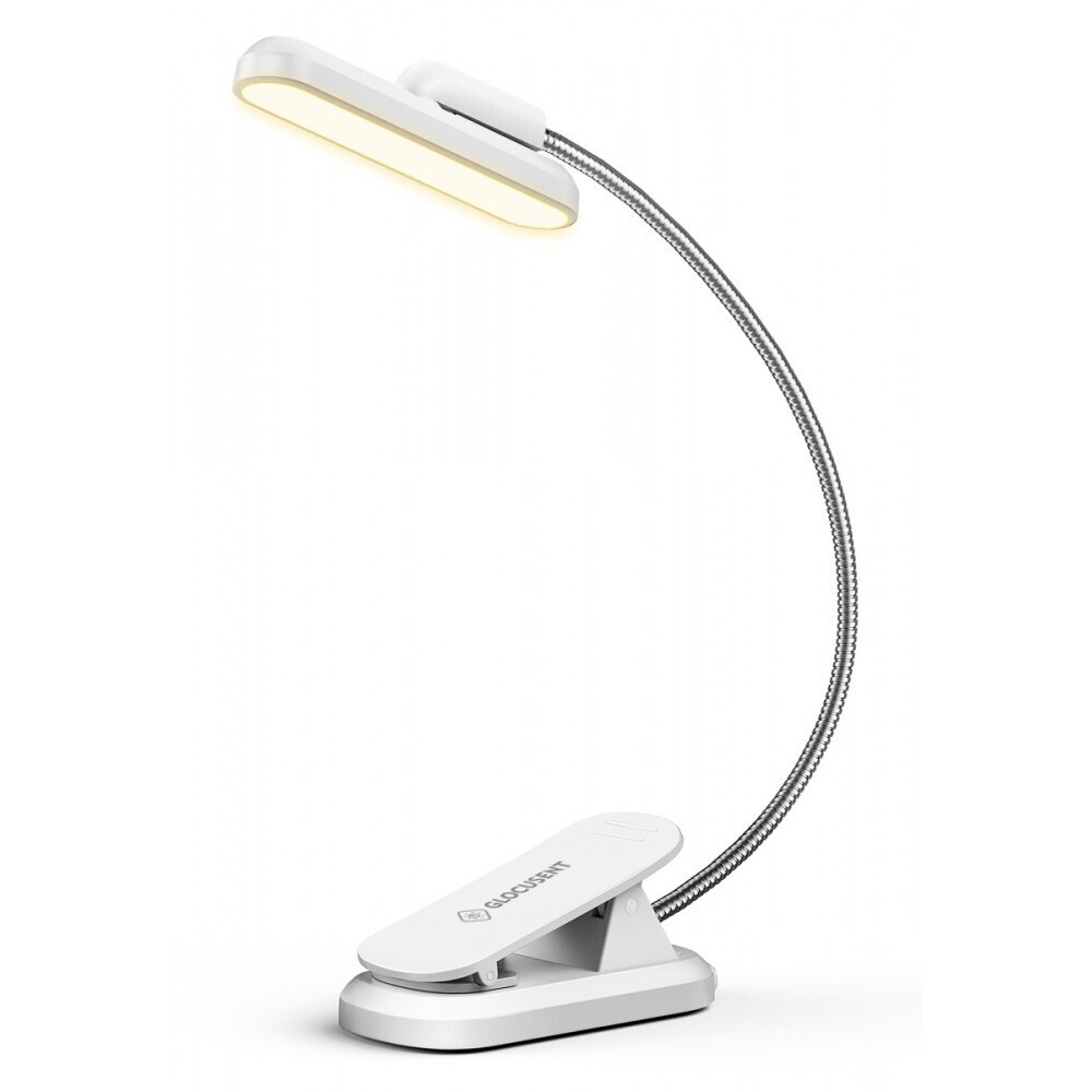 Wireless lamp Rotatable Glocusent GLCSNTA2404 Book Light, USB-C 1000mAh White