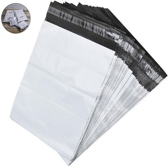 Set von 100 wasserdichten Kurierbeuteln mit Klebeverschluss 38x52cm