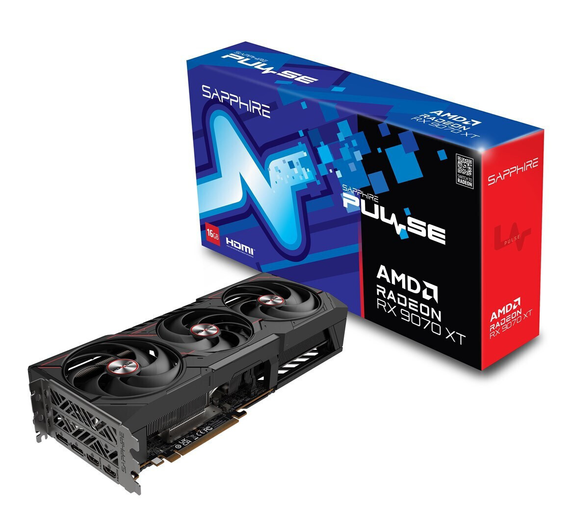 Sapphire Radeon RX 9070 XT 16GB GDDR6 Pulse Κάρτα Γραφικών