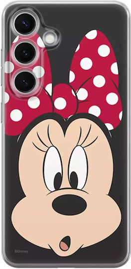 Disney Minnie Umschlag Rückseite Silikon Schwarz (Galaxy S24)