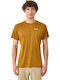 Puez Melange Αθλητικό T-shirt Golden Brown Melange
