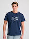 T-shirt Navy Μπλε