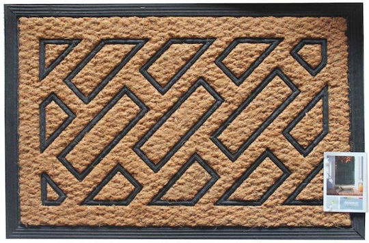 Multicolour Coconut Tree Doormat 60x40cm Multicolours