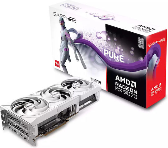 Sapphire Radeon RX 9070 16GB GDDR6 Reines Gaming OC Grafikkarte
