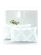 DeLuxe Pucioasa Set Față de Pernă Alb 50x70cm.