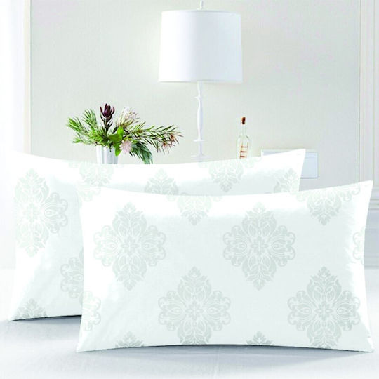 DeLuxe Pucioasa Kissenbezug-Set White 50x70cm.