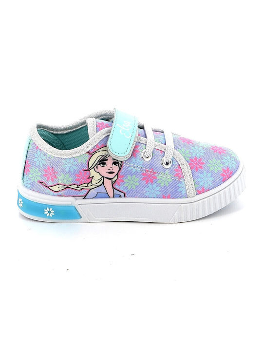 Frozen Παιδικά Sneakers με Φωτάκια Πολύχρωμα