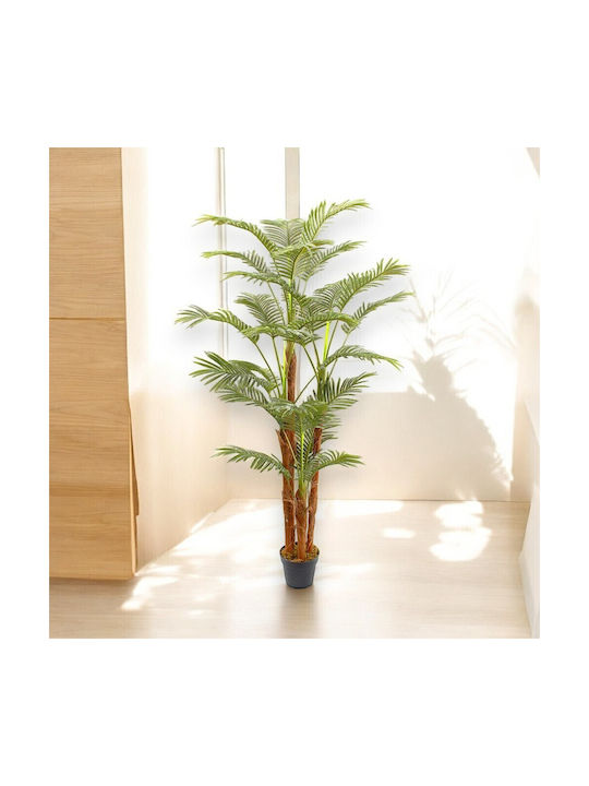 Artificial Kentia Palm Tree 22 Leaves Plastic Pot 180 cm