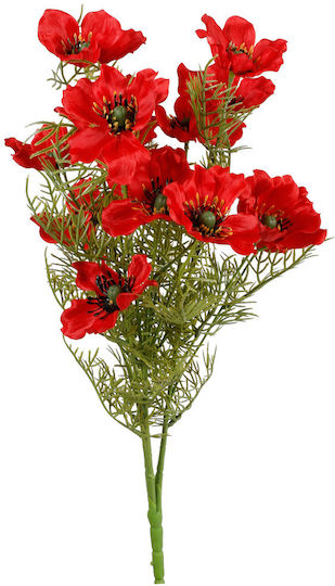 Buchet de anemone artificiale din material textil 55cm A34694