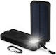 SH94 Ηλιακό Power Bank 6000mAh Μαύρο