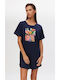 Minerva Summer Women's Nightdress Blue