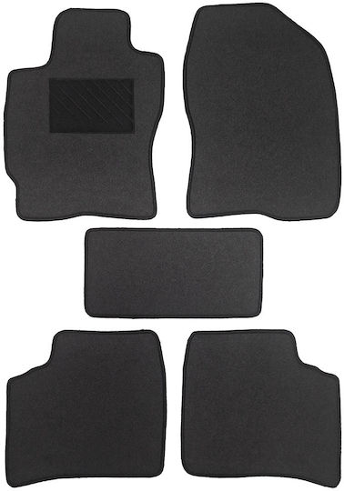 Σετ Μπροστινά και Πίσω Πατάκια 5τμχ για Toyota Prius 2004-2010 Γκρι