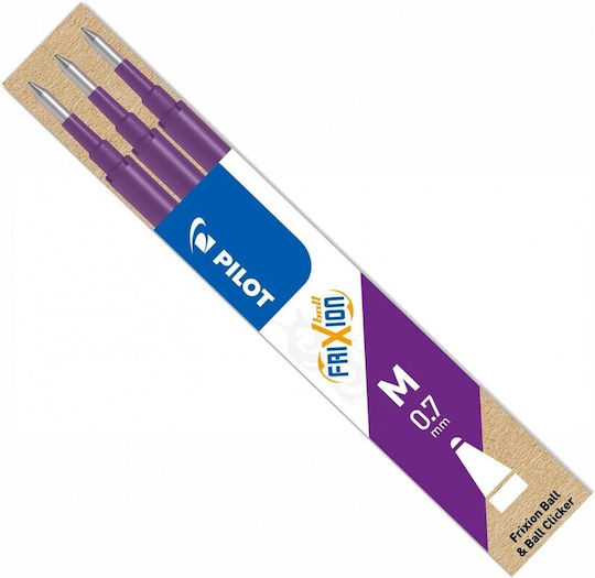 Pilot Frixion 3 Ανταλλακτικά Μελάνια για Πένα Medium Πολλαπλών Χρωμάτων