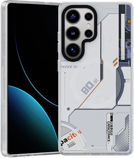 Benks Back Cover Πλαστικό / Σιλικόνης Λευκό (Galaxy S25 Ultra)