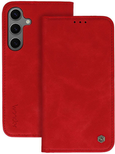 Wonder Wallet Synthetic Leather / Leather Red (Galaxy A56)