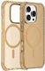 Premium Back Cover Silicon Impermeabil Auriu (iPhone 16)