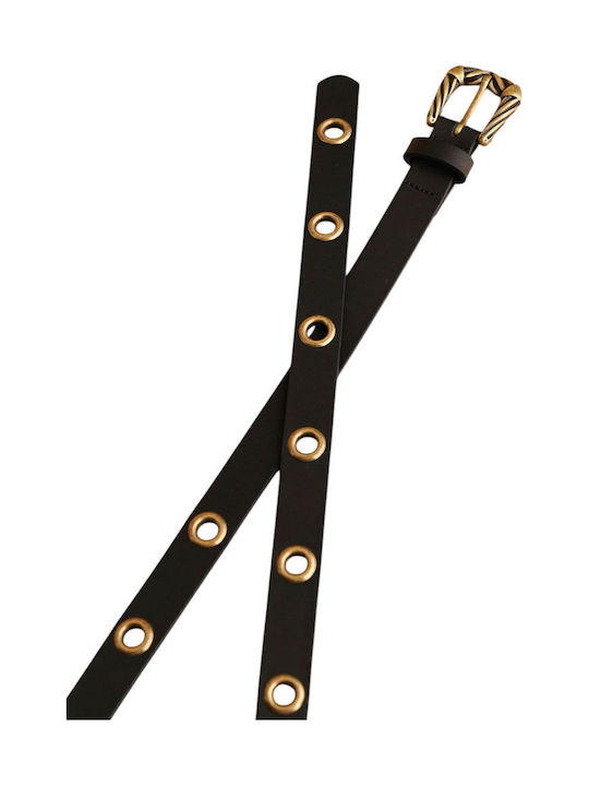Leder Damen Gürtel Schwarz