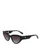 Liu Jo Women's Sunglasses with Black Horn-Rimmed Frame and Gradient Lenses