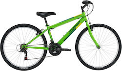 Clermont Freeland Shimano 26 Inch Green Mountain Bike Clermont Freeland Shimano 26 Inch Green Mountain Bike