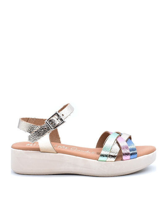 Oh My Sandals Детски Сандали Platform Сребърни