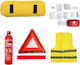 Autopataki Car Emergency Kit with First Aid Kit Fire Extinguisher Warning Triangle & Reflective Vest
