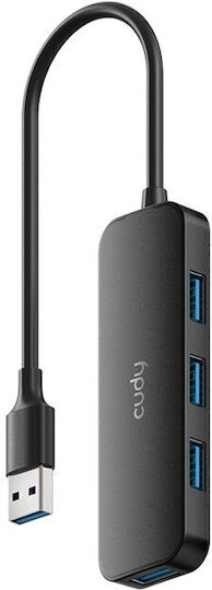 Cudy Hub 4 Θυρών USB 3.2 με σύνδεση USB-A