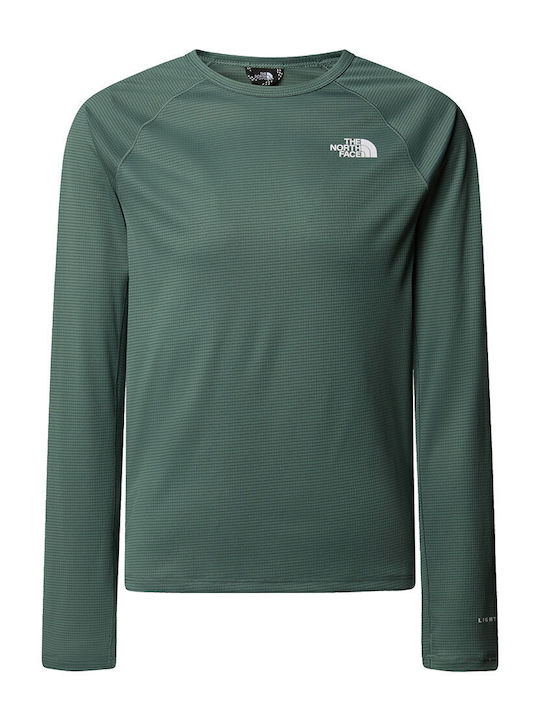 Kids' Shirt Long Sleeve Green Sunriser