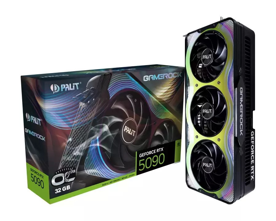 Palit GeForce RTX 5090 32GB GDDR7 GameRock OC Κάρτα Γραφικών