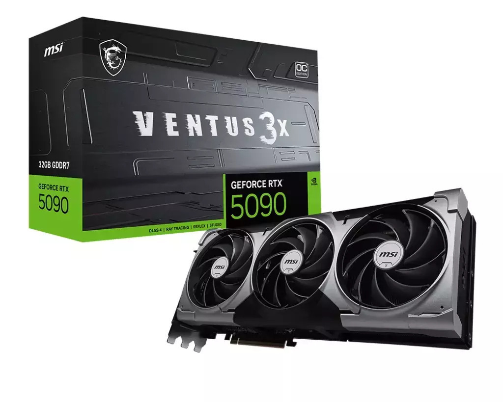 MSI GeForce RTX 5090 32GB GDDR7 Ventus 3X OC Κάρτα Γραφικών