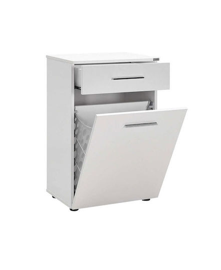 Homeplus Badezimmerschrank B52xT38xH83cm Weiß