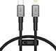 Tech-Protect Ultraboost Dna Редовна USB-C към Lightning кабел 27W Сив 0.25м