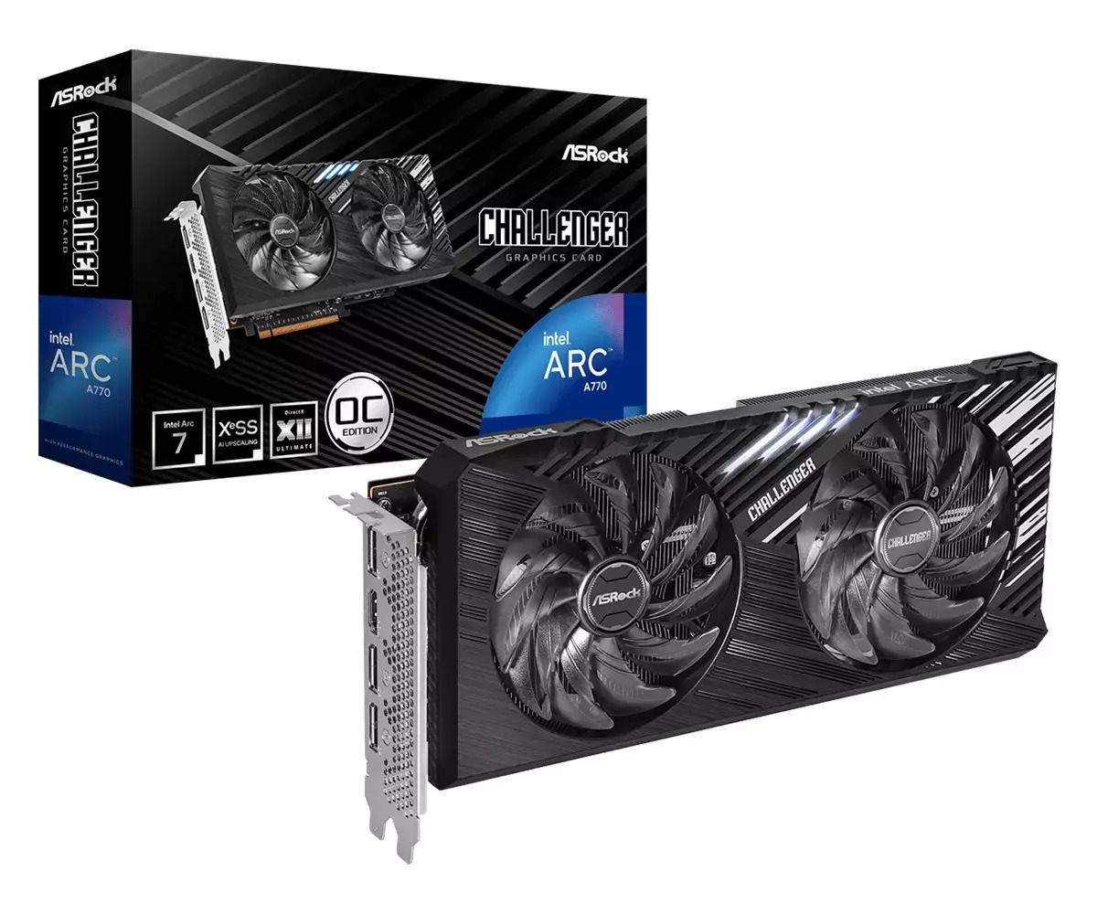 ASRock ARC A770 16GB GDDR6 Challenger SE OC Κάρτα Γραφικών