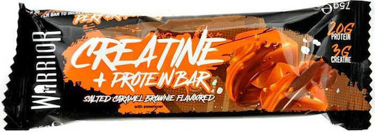 Warrior Creatine + Protein Bar Bar with 20gr Protein & Flavor Salty Fudge Brownie 75gr