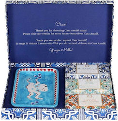 Set Cadou Săpunuri Artizanale Maiolica Albastră Casa Amalfi Gb02 Set Cadou Săpunuri Artizanale Maiolica Albastră Casa Amalfi Gb02