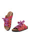 Flache Sandalen für Damen Anatomisch in Fuchsie Farbe