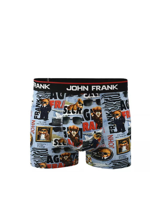 John Frank Men's Boxer Blue