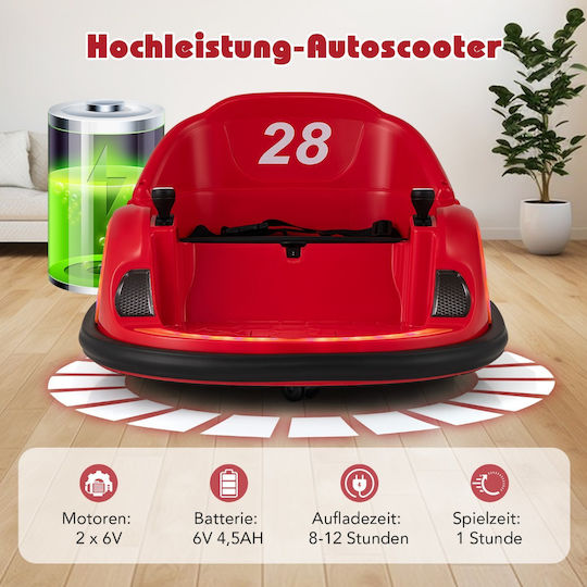Kids Electric Car One-Seater with Remote Control 6 Volt Red